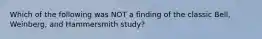 Which of the following was NOT a finding of the classic Bell, Weinberg, and Hammersmith study?