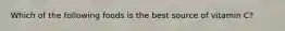 Which of the following foods is the best source of vitamin C?