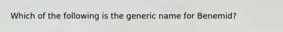 Which of the following is the generic name for Benemid?