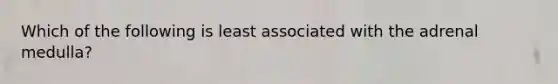 Which of the following is least associated with the adrenal medulla?