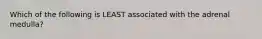 Which of the following is LEAST associated with the adrenal medulla?