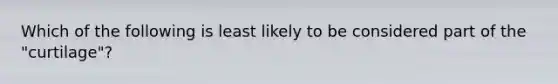 Which of the following is least likely to be considered part of the "curtilage"?