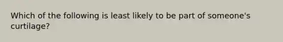 Which of the following is least likely to be part of someone's curtilage?