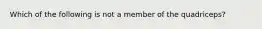 Which of the following is not a member of the quadriceps?