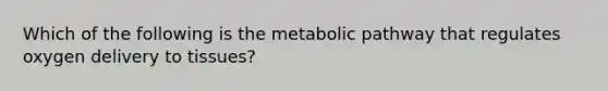 Which of the following is the metabolic pathway that regulates oxygen delivery to tissues?