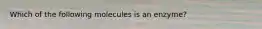 Which of the following molecules is an enzyme?