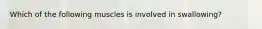 Which of the following muscles is involved in swallowing?