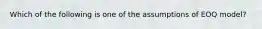 Which of the following is one of the assumptions of EOQ model?