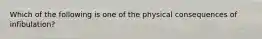 Which of the following is one of the physical consequences of infibulation?