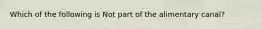 Which of the following is Not part of the alimentary canal?