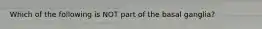 Which of the following is NOT part of the basal ganglia?