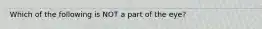 Which of the following is NOT a part of the eye?