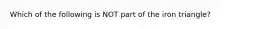 Which of the following is NOT part of the iron triangle?