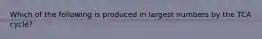 Which of the following is produced in largest numbers by the TCA cycle?