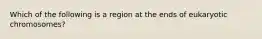 Which of the following is a region at the ends of eukaryotic chromosomes?