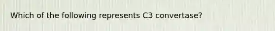 Which of the following represents C3 convertase?