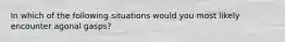 In which of the following situations would you most likely encounter agonal gasps?