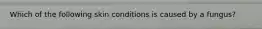 Which of the following skin conditions is caused by a fungus?