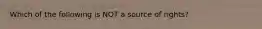 Which of the following is NOT a source of rights?