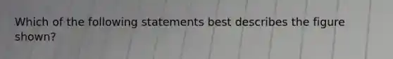 Which of the following statements best describes the figure shown?