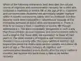 Which of the following statements best describes the natural course of cognitive and communication recovery for a child who sustained a moderate or severe TBI at the age of 8? a. Cognitive and communication disorders that are initially severe improve within 6 months and become subtle later in childhood, but then become much more noticeable in adolescence because of the increasing demands of social skills and academics b. There is little to no recovery from a moderate or severe TBI through adolescence c. The brain completely reorganizes in such a way that these children recover cognitive and communication skills to such a degree that those skills are equivalent to those of their peers d. The most recovery of cognitive and communication disorders occurs shortly after the injury (within 6 months), but beyond this point the child's skills decline steadily until about 20 years of age e. The most recovery of cognitive and communication disorders occurs shortly after the injury (within 6 months), but beyond this point there is little to no further recovery