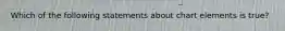 Which of the following statements about chart elements is true?