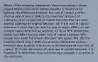 Which of the following statements about evaluating a single project where costs occur before benefits is FALSE? (A) In general, the difference between the cost of capital and the internal rate of return (IRR) is the maximum amount of estimation error in the cost of capital estimate that can exist without altering the original decision. (B) If the cost of capital estimate is more than the internal rate of return (IRR), the net present value (NPV) will be positive. (C) In an NPV profile that shows how NPV changes when cost of capital changes, NPV equals zero when the project discount rate equals IRR. (D) The internal rate of return (IRR) can provide information on how sensitive your analysis is to errors in the estimate of your cost of capital. (E) If you are unsure of your cost of capital estimate, it is important to determine how sensitive your analysis is to errors in this estimate.