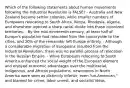 Which of the following statements about human movements following the Industrial Revolution is FALSE? - Australia and New Zealand became settler colonies, while smaller numbers of Europeans relocating to South Africa, Kenya, Rhodesia, Algeria, and elsewhere injected a sharp racial divide into those colonized territories. - By the mid-nineteenth century, at least half of Europe's population had relocated from the countryside to the cities, and 20% of the remainder left Europe entirely. - Although a considerable migration of Europeans resulted from the Industrial Revolution, there was no parallel process of relocation in the Russian Empire. - While Europeans relocating to South America enhanced the social weight of the European element and enjoyed economic advantages over the multiracial, Indigenous, and African populations, newcomers in North America were seen as distinctly inferior, even "un-American," and blamed for crime, labor unrest, and socialist ideas.