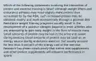 Which of the following statements involving the interaction of protein and exercise training is false? Although weight lifters and endurance athletes may need slightly more protein than accounted for by the RDA, such increased protein may be obtained readily and more economically through a planned diet Resistance weight training programs usually result in the development of a positive nitrogen balance in most athletes who are attempting to gain body weight in the form of muscle mass Small amounts of protein may be lost in the urine and sweat during exercise Small amounts of protein may be used as an energy source during endurance exercise, but usually account for less than 5 percent of the energy cost of the exercise Research has shown conclusively that amino acid supplements and other protein supplements will enhance performance in sports