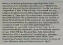 Which of the following statements regarding broker-dealer registration under the Uniform Securities Act are TRUE? In the absence of any action by the Administrator, the effective date of a registration is noon of the 45th day. The Administrator may initiate a disciplinary action within 2 years of a broker-dealer's withdrawal of registration. The Administrator may request that the broker-dealer furnish a statement of assets and liabilities. If, before the effective date of the registration, the Administrator requires amendments to the application, the registration will be considered to have first been filed upon filing of those amendments. A) II and III B) I and II C) III and IV D) I and IV Explanation Normally, registration of persons becomes effective at noon of the 30th day following filing. If the Administrator requires the filing of amendments, the clock starts over again with the filing of those amendments. Broker-dealers have financial requirements, and the Administrator has a maximum of 1 year after termination to initiate any actions. U3LO5