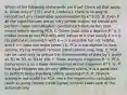 Which of the following statements are true? Check all that apply. A. Given only z^(i) and U_(reduce), there is no way to reconstruct any reasonable approximation to x^(i). B. Even if all the input features are on very similar scales, we should still perform mean normalization (so that each feature has zero mean) before running PCA. C. Given input data x epsilon R^n, it makes sense to run PCA only with values of k that satisfy k n does not make sense.) D. PCA is susceptible to local optima; trying multiple random initializations may help. E. PCA can be used only to reduce the dimensionality of data by 1 (such as 3D to 2D, or 2D to 1D). F. Given an input x epsilon R^n, PCA compresses it to a lower-dimensional vector z epsilon R^k. G. If the input features are on very different scales, it is a good idea to perform feature scaling before applying PCA. H. Feature scaling is not useful for PCA, since the eigenvector calculation (such as using Octave's svd(Sigma) routine) takes care of this automatically.