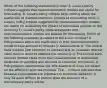 Which of the following statements is​ true? A. Lucas's policy critique suggests that macroeconometric models are useful for forecasting. B. Lucas's policy critique says nothing about the usefulness of macroeconometric models as forecasting tools. C. Lucas's policy critique suggests that macroeconometric models are useful for evaluating the impact of alternative policies on the economy. D. Lucas's policy critique suggests that macroeconometric models are useless for forecasting. Which of the following examples is subject to the Lucas​ Critique? A. Policymakers adjust the coefficients in their macroeconometric model to take account of changes in expectations. B. The central bank expects firm optimism to increase and so increases interest rates more in order to stabilize the economy. C. The central bank reduces interest rates more than usual because of anticipated weakness in spending and declines in consumer confidence. D. Policymakers overestimate the effectiveness of a tax cut based on the effects of prior tax changes. The ... critique indicates that because expectations are important in economic​ behavior, it may be quite difficult to predict what the outcome of a discretionary policy will be.