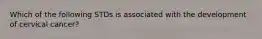 Which of the following STDs is associated with the development of cervical cancer?