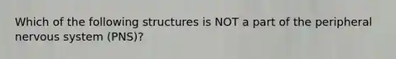 Which of the following structures is NOT a part of the peripheral nervous system (PNS)?