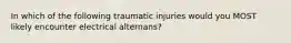 In which of the following traumatic injuries would you MOST likely encounter electrical alternans?