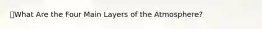 🔑What Are the Four Main Layers of the Atmosphere?