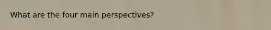 What are the four main perspectives?