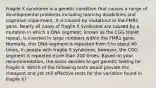 Fragile X syndrome is a genetic condition that causes a range of developmental problems including learning disabilities and cognitive impairment. It is caused by mutations in the FMR1 gene. Nearly all cases of fragile X syndrome are caused by a mutation in which a DNA segment, known as the CGG triplet repeat, is inserted in large numbers within the FMR1 gene. Normally, this DNA segment is repeated from 5 to about 40 times. In people with fragile X syndrome, however, the CGG segment is repeated more than 200 times. Based on your recommendation, the sister decides to get genetic testing for fragile X. Which of the following tests would provide the cheapest and yet still effective tests for the variation found in fragile X?