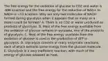 The free energy for the oxidation of glucose to CO2 and water is -686 kcal/mol and the free energy for the reduction of NAD+ to NADH is +53 kcal/mol. Why are only two molecules of NADH formed during glycolysis when it appears that as many as a dozen could be formed? A. There is no CO2 or water produced as products of glycolysis. B. Most of the free energy available from the oxidation of glucose remains in pyruvate, one of the products of glycolysis. C. Most of the free energy available from the oxidation of glucose is used in the production of ATP in glycolysis. D. Glycolysis consists of many enzymatic reactions, each of which extracts some energy from the glucose molecule. E. Glycolysis is a very inefficient reaction, with much of the energy of glucose released as heat.