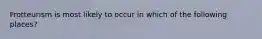 Frotteurism is most likely to occur in which of the following places?