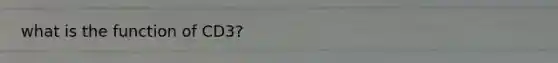 what is the function of CD3?