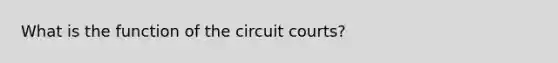 What is the function of the circuit courts?