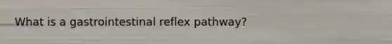 What is a gastrointestinal reflex pathway?