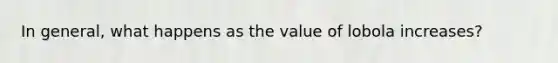 In general, what happens as the value of lobola increases?