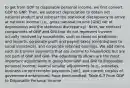 to get from GDP to disposable personal income, we first convert GDP to GNP. Then, we subtract depreciation to obtain net national product and subtract the statistical discrepancy to arrive at national income (i.e., gross national income [GNI] net of depreciation and the statistical discrepancy). Next, we subtract components of GNP and GNI that do not represent income actually received by households, such as taxes on production and imports, corporate profit and payroll taxes (contributions to social insurance), and corporate retained earnings. We add items such as transfer payments that are income to households but are not part of GNP and GNI. The adjustments shown are the most important adjustments in going from GNP and GNI to disposable personal income; several smaller adjustments (e.g., subsidies, business current transfer payments [net], and current surplus of government enterprises) have been omitted. Table 6.3 From GDP to Disposable Personal Income