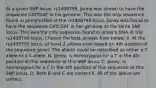 At a given SNP locus, rs1408799, Jonny was shown to have the sequence CATTGAT in his genome. This was the only sequence found in Jonny's DNA at the rs1408799 locus. Janey was found to have the sequence CATCGAT in her genome at the same SNP locus. This was the only sequence found in Janey's DNA at the rs1408799 locus. Choose the best answer from below. A. At the rs1408799 locus, at least 2 alleles exist based on 4th position of the sequence given. The alleles could be described as either a T-allele or a C-allele. B. Jonny, is homozygous for a T in the 4th position of this sequence at this SNP locus. C. Janey, is homozygous for a C in the 4th position of this sequence at this SNP locus. D. Both B and C are correct E. All of the above are correct.