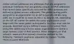 Global unicast addresses are addresses that are assigned to individual interfaces that are globally unique. All IPv6 addresses that haven't been specifically reserved for other purposes are defined as global unicast addresses. The global routing prefix assigned to an organization by an ISP is typically 48 bits long (/48), but it could be as short as /32 or as long as /56, depending on the ISP. All subnet IDs within the same organization must begin with the same global routing prefix, but they must also be uniquely identified using a different value in the subnet field. Using this addressing scheme allows organizations to define a large number (216) of IPv6 subnets. When designing an IPv6 network, separate IPv6 subnets should be defined by the following: *Network segments separated by routers *VLANs *Point-to-point WAN links