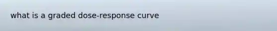 what is a graded dose-response curve