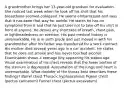 A grandmother brings her 13-year-old grandson for evaluation. She noticed last week when he took off his shirt that his breastbone seemed collapsed. He seems embarrassed and says that it has been that way for awhile. He states he has no symptoms from it and that he just tries not to take off his shirt in front of anyone. He denies any shortness of breath, chest pain, or lightheadedness on exertion. His past medical history is unremarkable. He is in sixth grade and just moved in with his grandmother after his father was transferred for a work contract. His mother died several years ago in a car accident. He states that he does not smoke and has never touched alcohol. Examination shows a teenage boy appearing his stated age. Visual examination of his chest reveals that the lower portion of the sternum is depressed. Auscultation of the lungs and heart is unremarkable. What disorder of the thorax best describes these findings? Barrel chest Thoracic kyphoscoliosis Pigeon chest (pectus carinatum) Funnel chest (pectus excavatum)