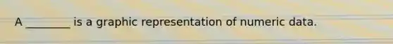 A ________ is a graphic representation of numeric data.